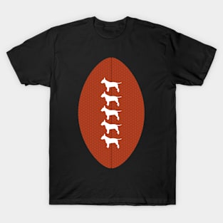 Bull Terier Football T-Shirt